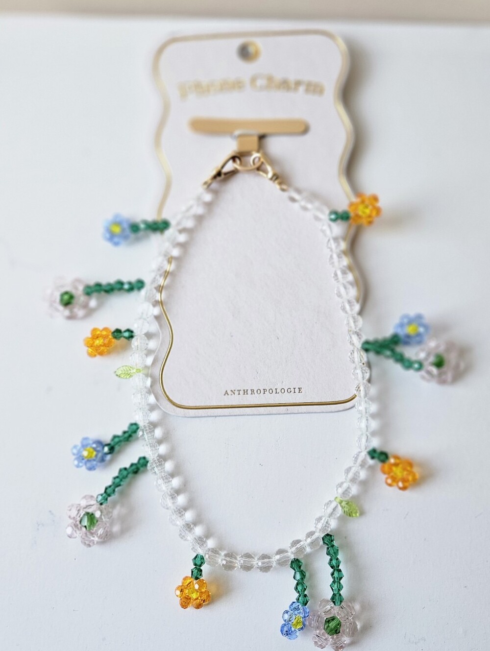 Anthropologie Daisy Beaded Phone Chain - Picture 9 of 9
